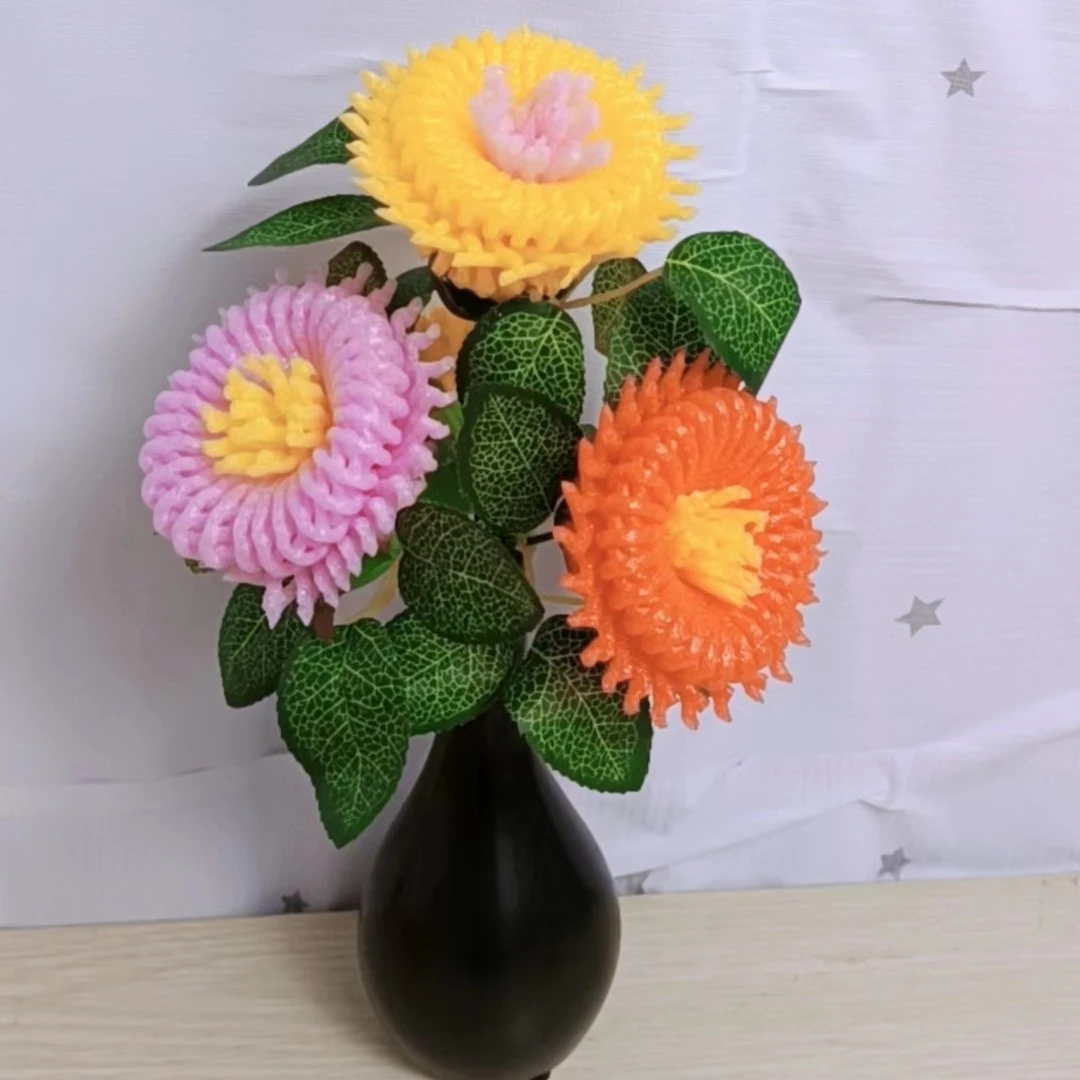 [娜娜手工推荐] 水果网太阳花玫瑰花手工花DIY材料包