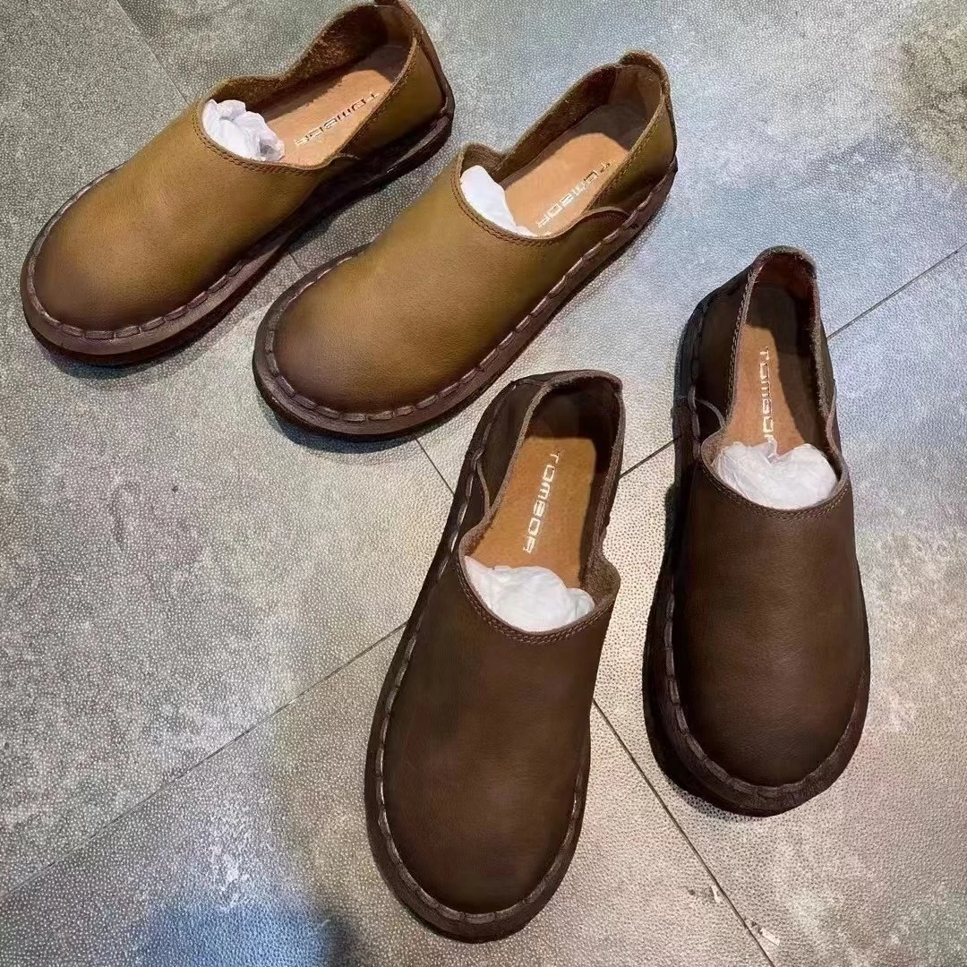 P027百搭平底软底女士懒人休闲鞋