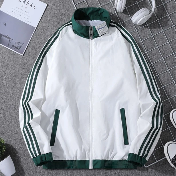 立领外套男秋季港风学生情侣宽松休闲夹克美式潮牌棒球服运动上衣