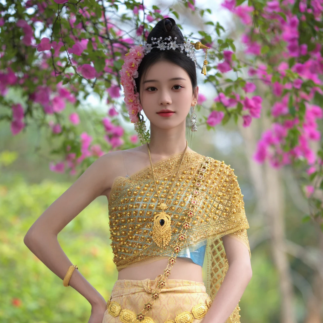 一号套装版纳傣族衣服云南服装女士民族风生活套装傣族演出服女款