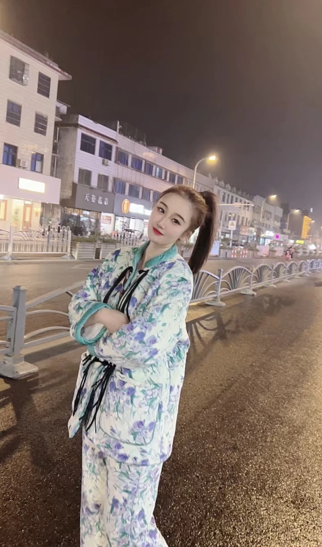 原木中式福利款加绒加厚家居服