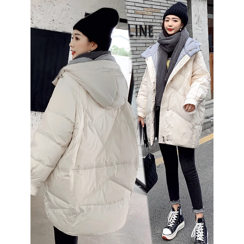 孕妇羽绒服棉袄孕后期大码宽松冬装棉衣秋冬季外套大肚子外穿棉服