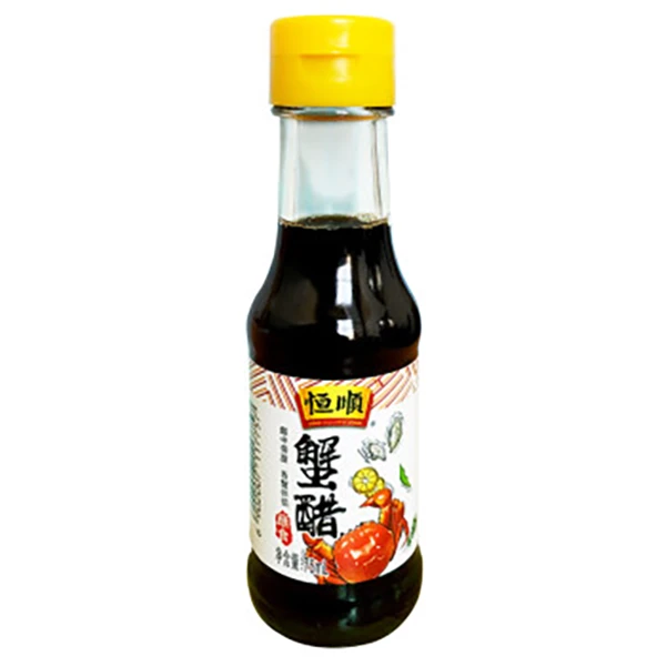 大闸蟹醋蟹醋75ml小瓶家用火锅蘸料凉拌菜蘸饺子酿造食醋镇江特产