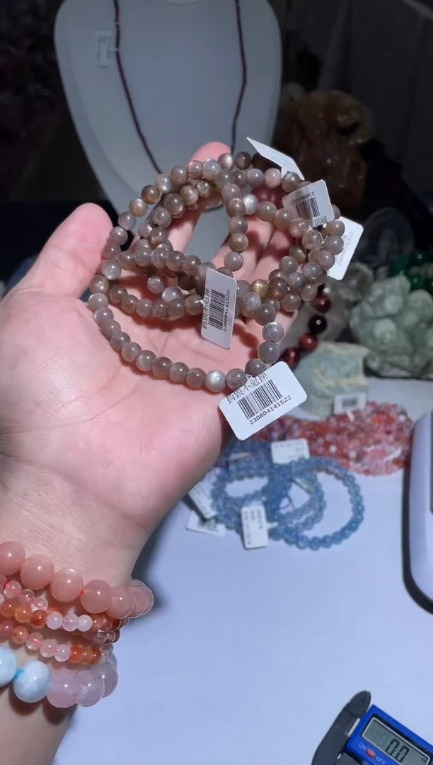 【闪购商品】长石手链未镶嵌D21号卡7黑金骨干