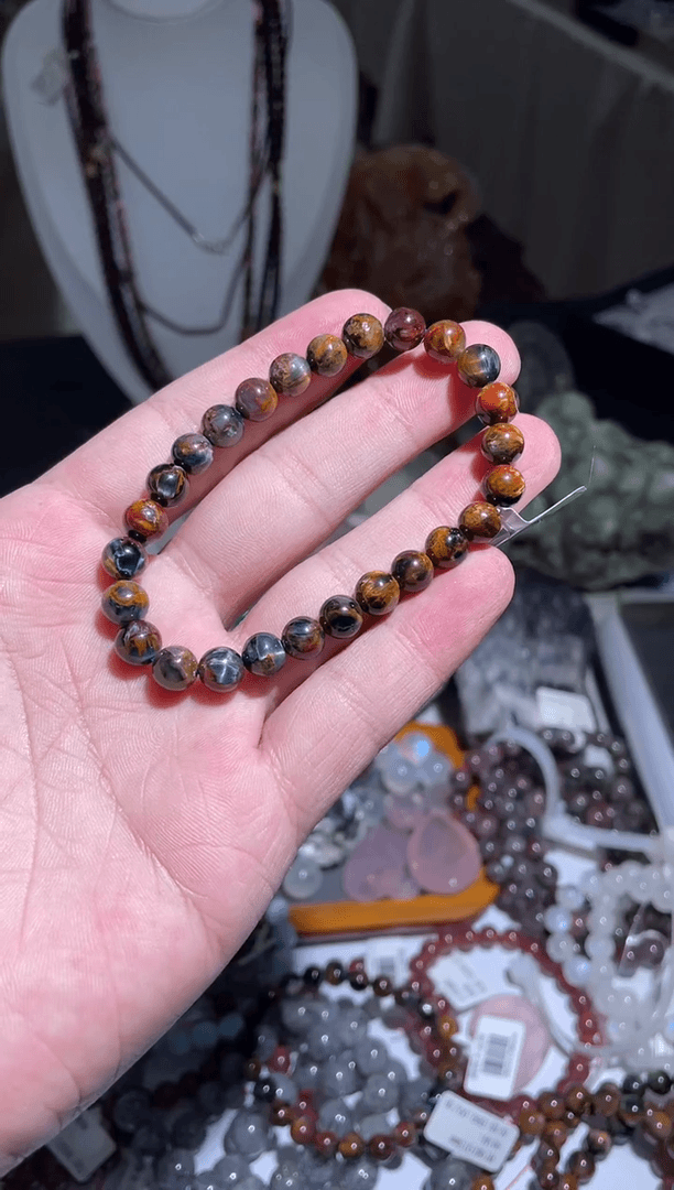 【闪购商品】木变石手链未镶嵌D35号卡7彼得石单圈