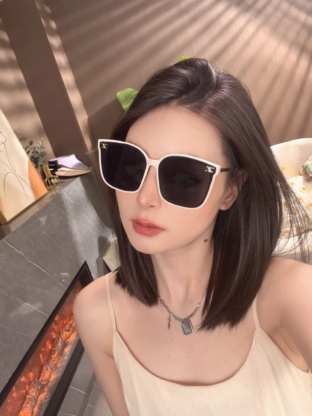 霁雪西子【白框眼镜】时尚百搭大框显脸小素颜眼镜防晒偏光太阳镜