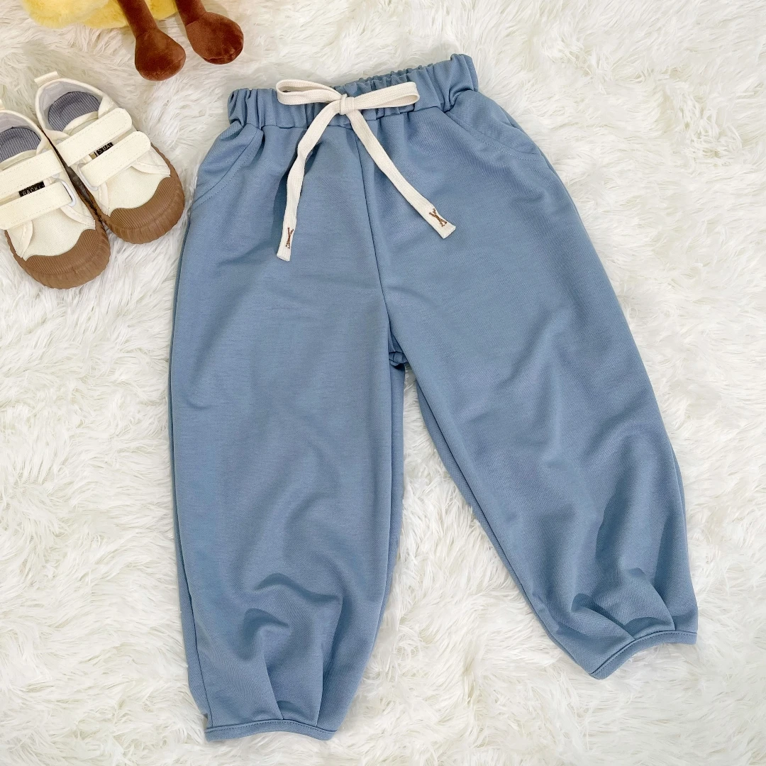 2024新款男童儿童薄款舒服柔软防蚊裤防晒裤裤子休闲裤夏季