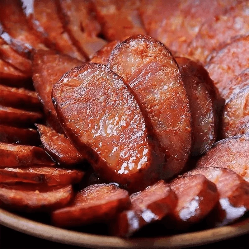 【香肠】柴火烟熏柏香丫熏制香肠麻辣川味纯肉香肠