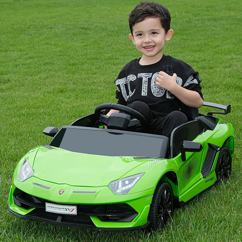 兰博基尼儿童电动车宝宝玩具汽车可坐人可选四轮跑车婴儿遥控童车