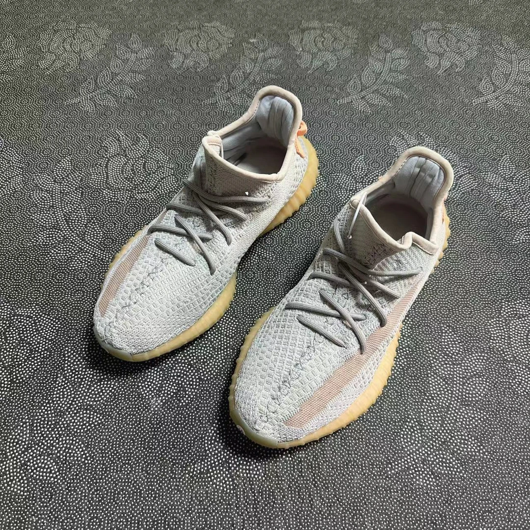 adidas 休闲鞋44码 Yeezy350灰橙3.0欧洲限定9新无原盒全新价3699