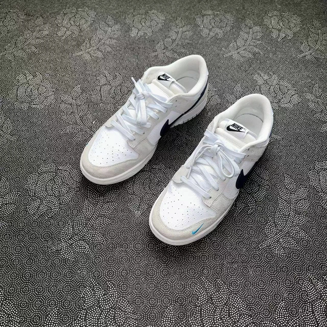 44.5码板鞋 Nike Dunk Low 灰白蓝 95新有原盒