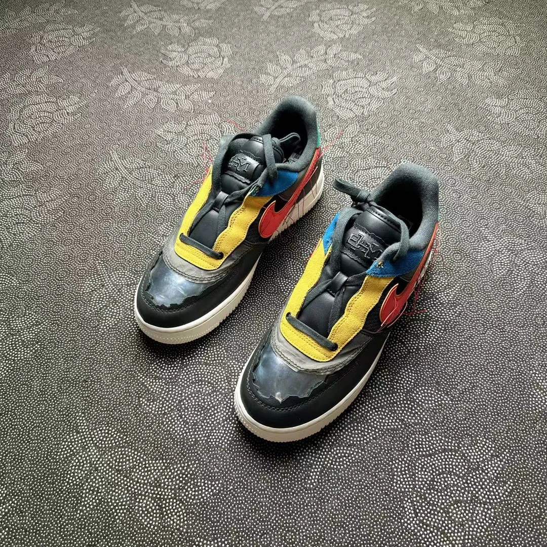 全新原盒！41码板鞋 NikeAirForce1BHM 黑人月 全新价799