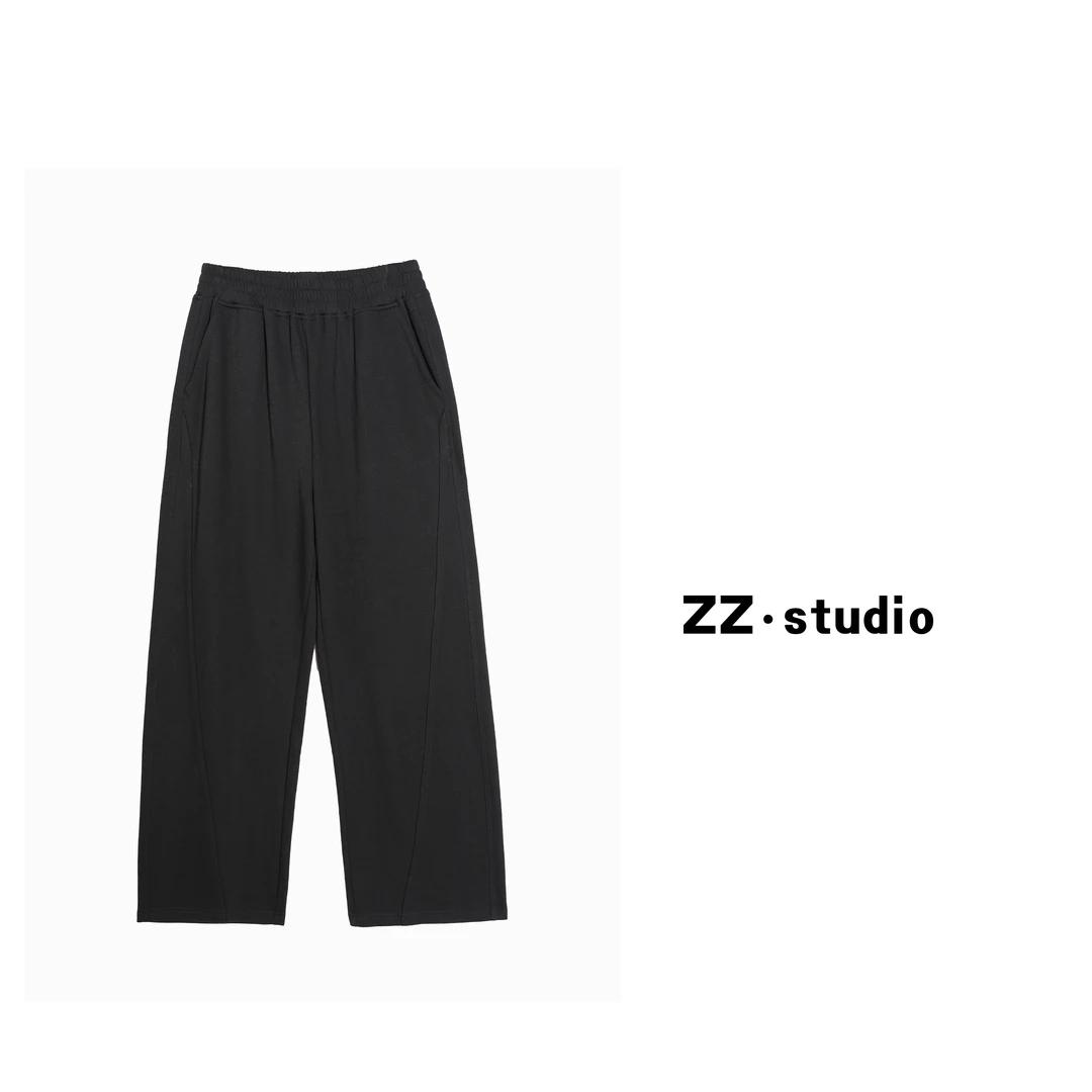 By张胖胖版型定制 休闲舒适 秋季显瘦气质黑色裤子 【清仓专属】