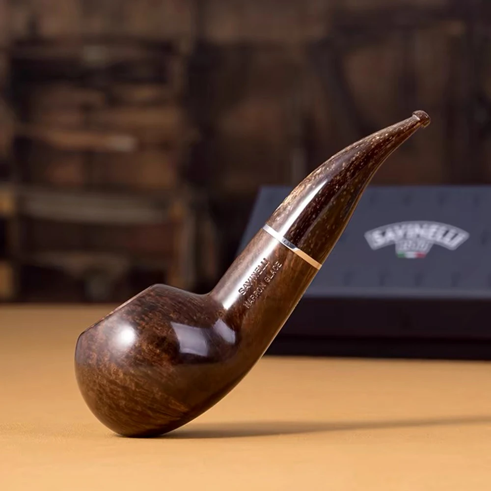 沙芬SAVINELLI 烟斗P292L-320栗子光面意大利进口