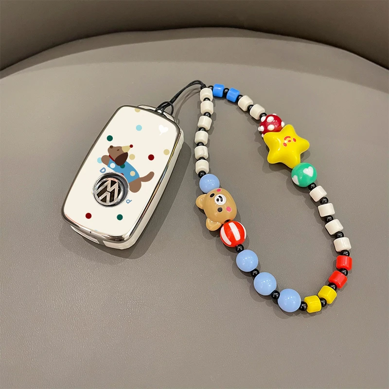 大众桑塔纳钥匙套poLo朗行甲壳虫尚酷高尔夫6老款宝来途观速腾扣