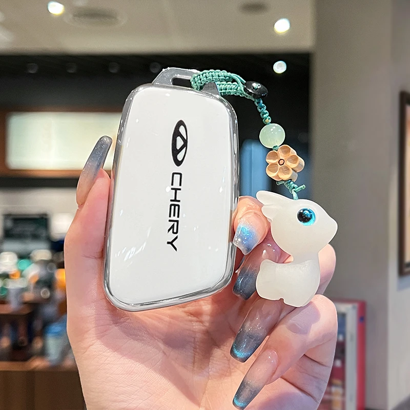 奇瑞小蚂蚁钥匙套2024款24女eq1半糖大蚂蚁2022艾瑞泽e汽车扣壳包