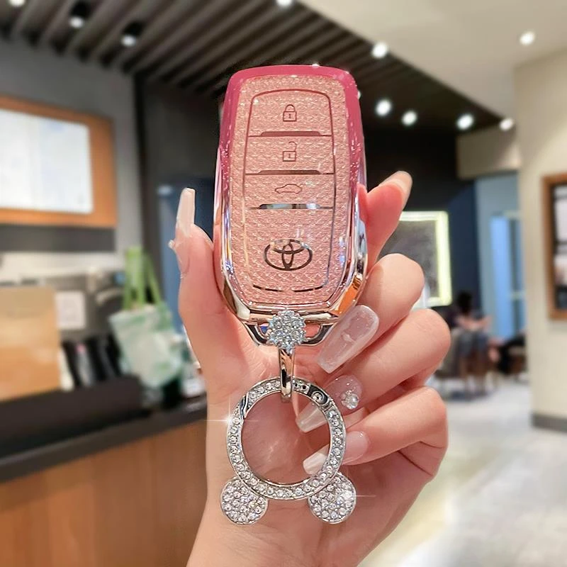 专用丰田凯美瑞钥匙套九代9代八代8代锋兰达chr汽车2024款24壳扣