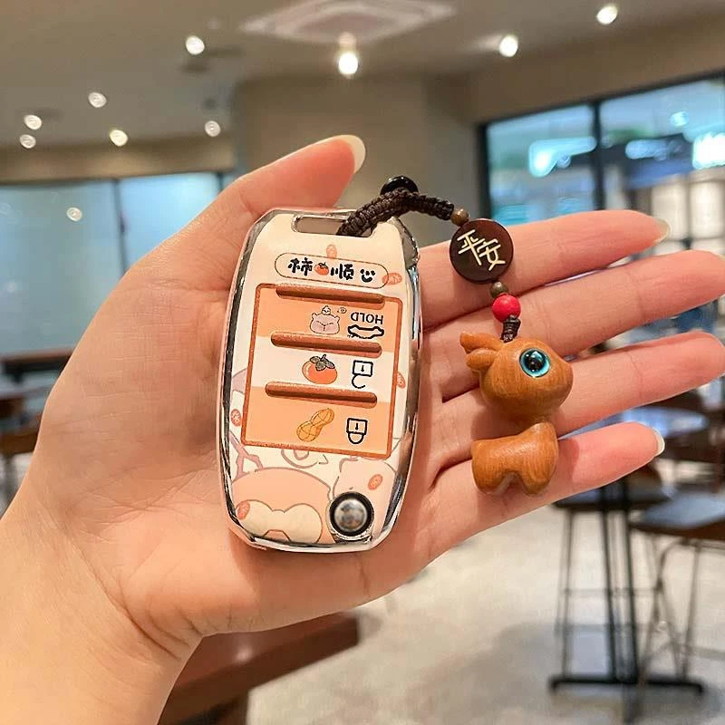 起亚k3钥匙套k5智跑k2福瑞迪kx3狮铂拓界kx5新款k4奕跑kxcross扣