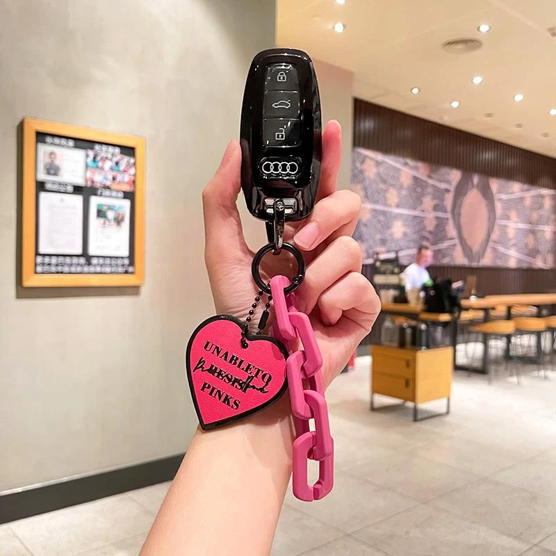 奥迪a6l钥匙套a3l高档a4l车q2l壳q3 a7l q5l扣q4etron女24款2024