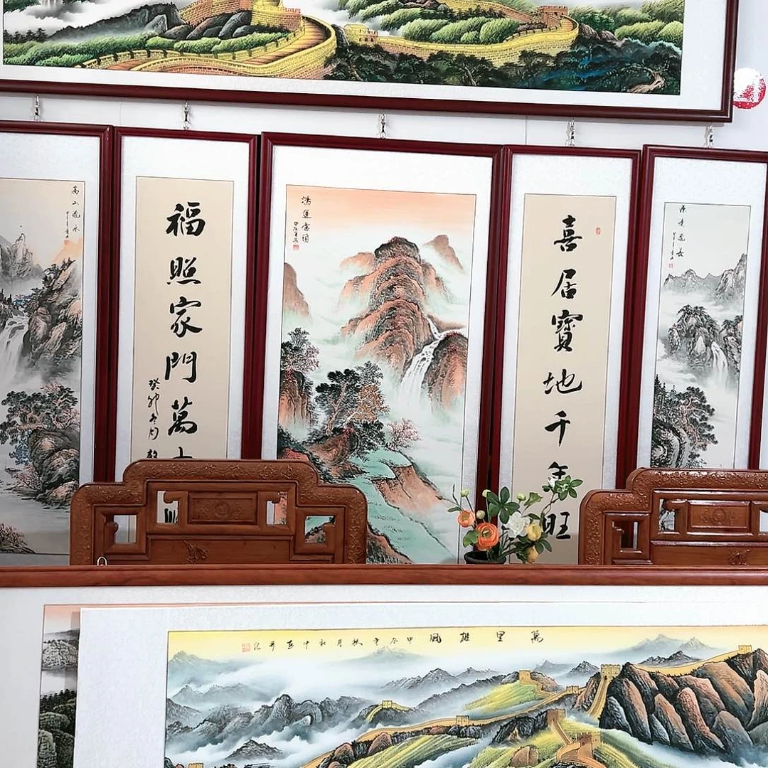 绘画山*边手绘保证假一罚万