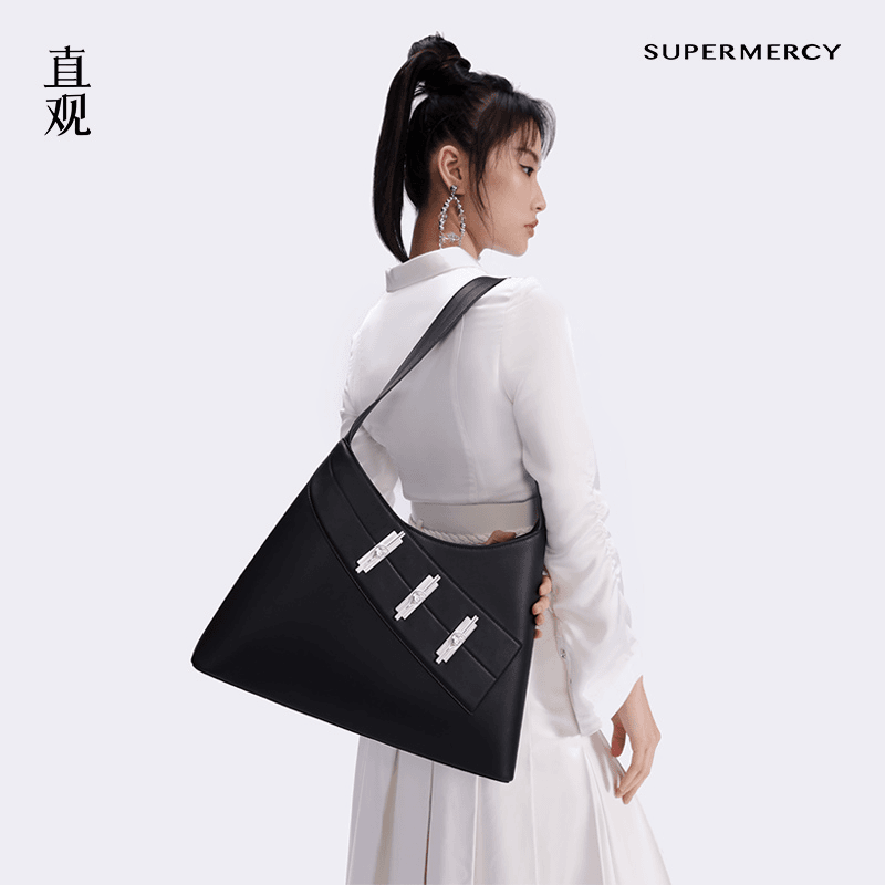SUPERMERCY托特包盘扣小众高级感百搭手提包女款爆款2024新款正品
