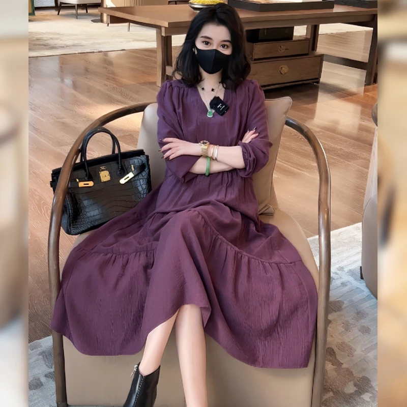 【Linda姐高端线】秋季新款法式高档气质女装连衣裙AF4LJS0494