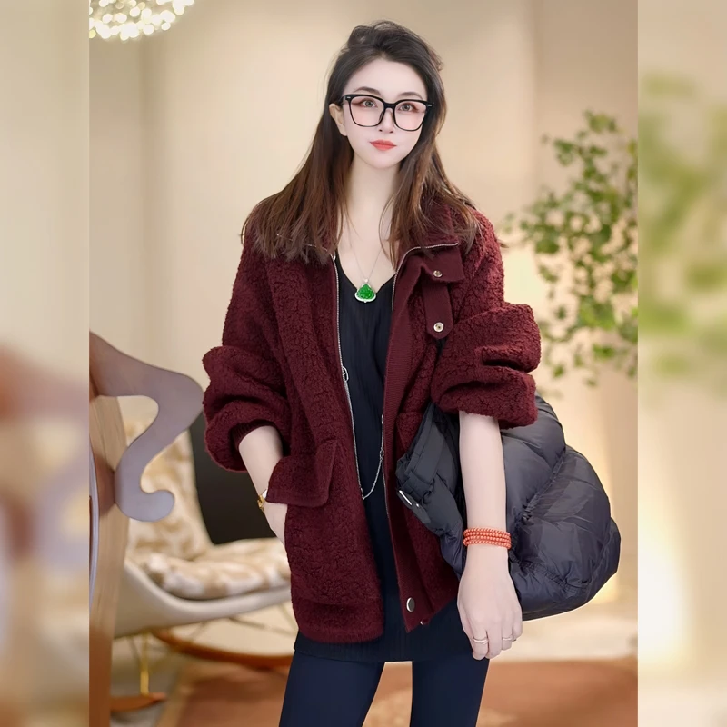 【Linda姐高端线】秋冬复古高档时尚气质女士短外套AW4WDW0099