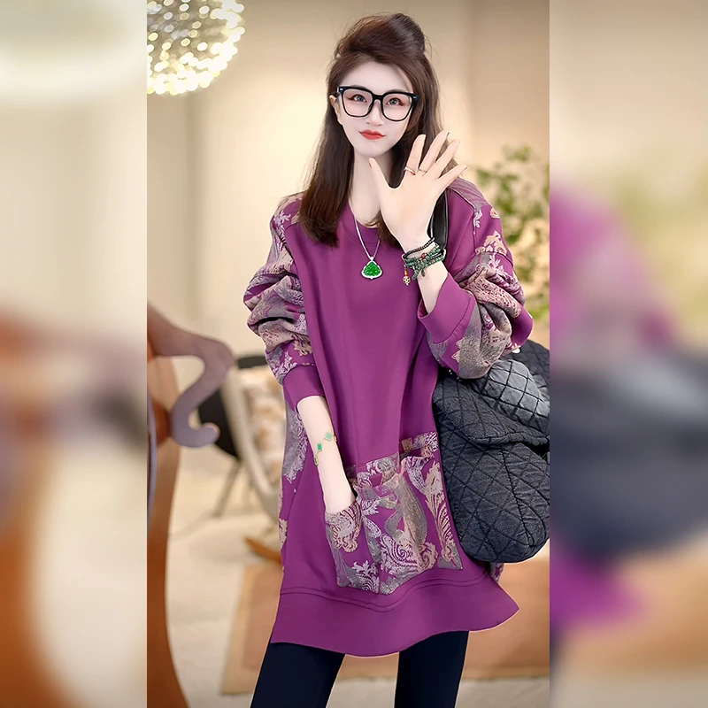 【Linda姐高端线】秋冬新款轻奢高档贵气休闲春秋卫衣AW4SWY0545