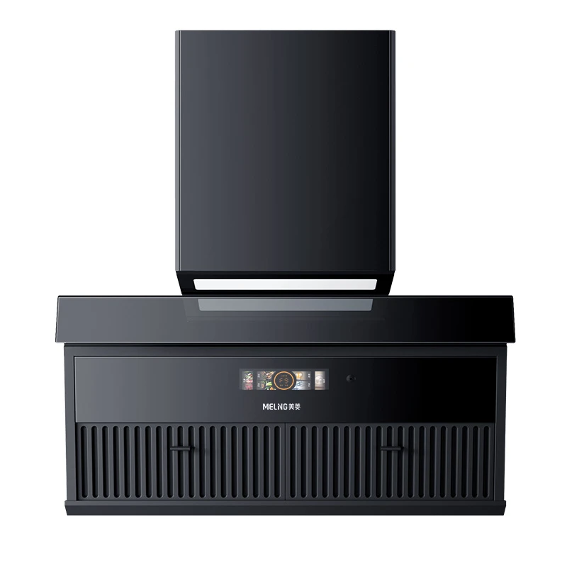 MELNG/美菱新抽吸油烟机分离超薄变频顶侧双吸大吸力语音蓝牙侧吸