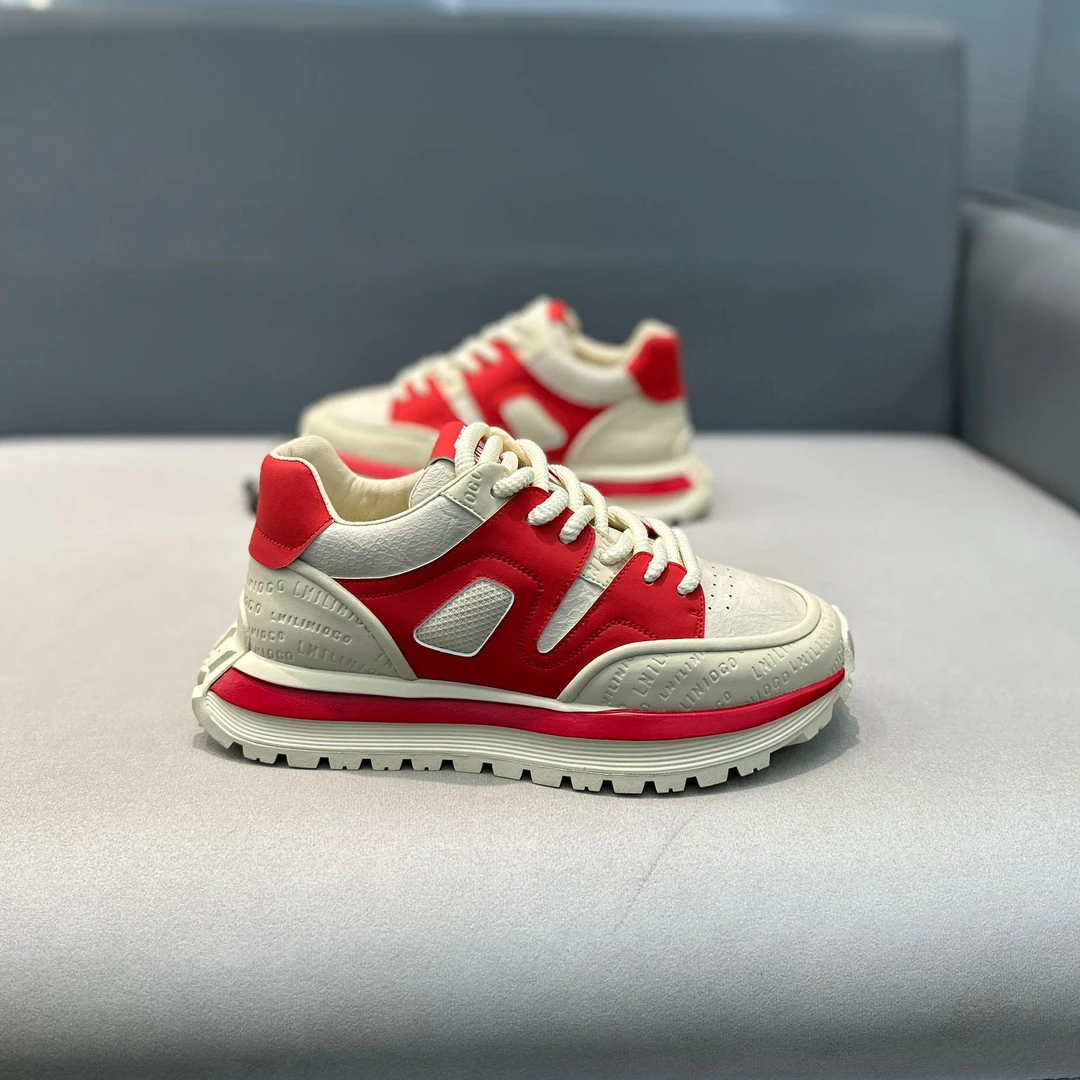 休闲男鞋耐磨拼色时尚高级感网红款百搭日常轻奢2024秋季新款男士