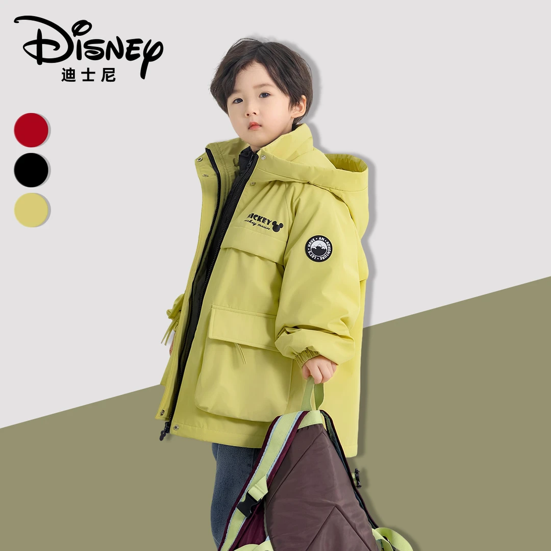 Disney/迪士尼秋冬儿童保暖防寒三合一羽绒加绒三件套XHR3SW372