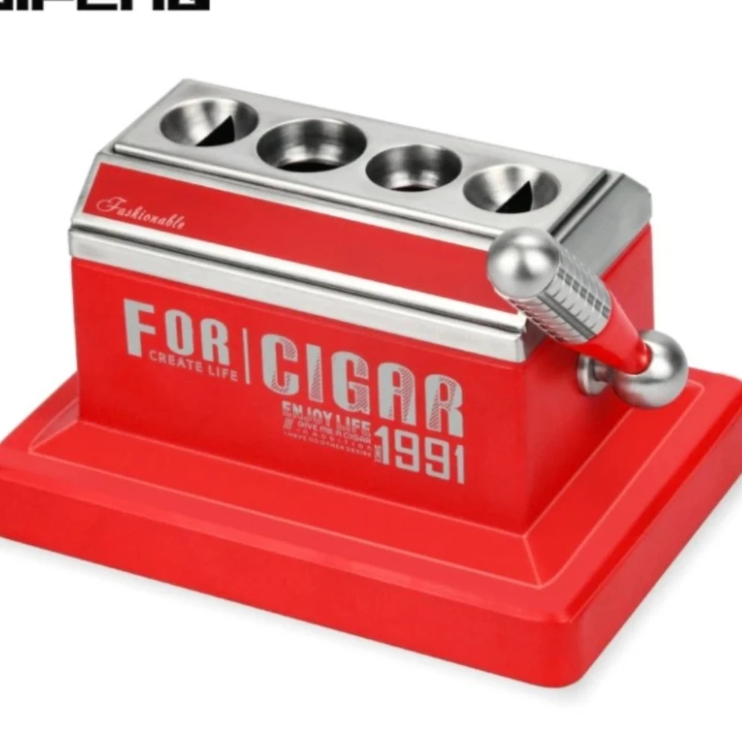 JIFENG雪茄剪台剪锋利不锈钢雪茄刀多样式台式V 型剪刀