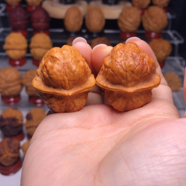 文玩核桃把件49至尊妖蟾