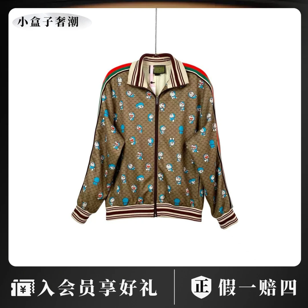 GUCCI/古驰 23347  哆啦A梦老花满印外套 xs码