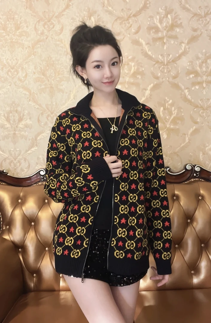 GUCCI/古驰21452  五角星老花外套 xxl码 市场价13700 95新