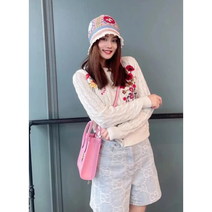 GUCCI/古驰11915 水洗满印双G短裤 25码