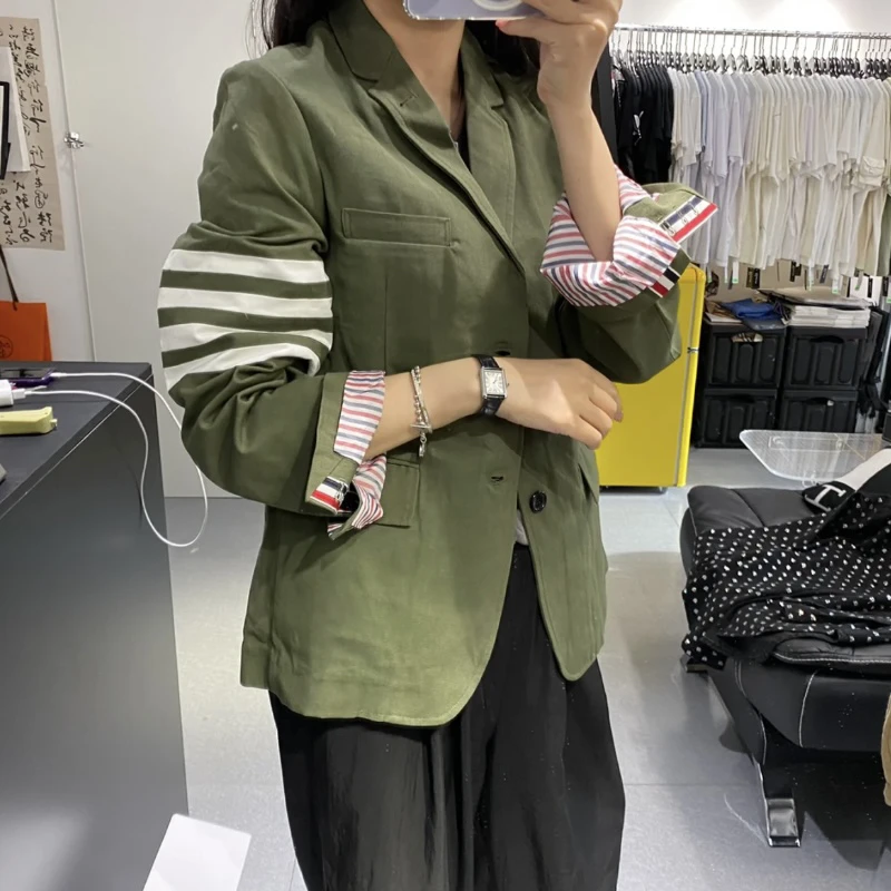 THOMBROWNE 11390 绿色四杠西服 1码 95新