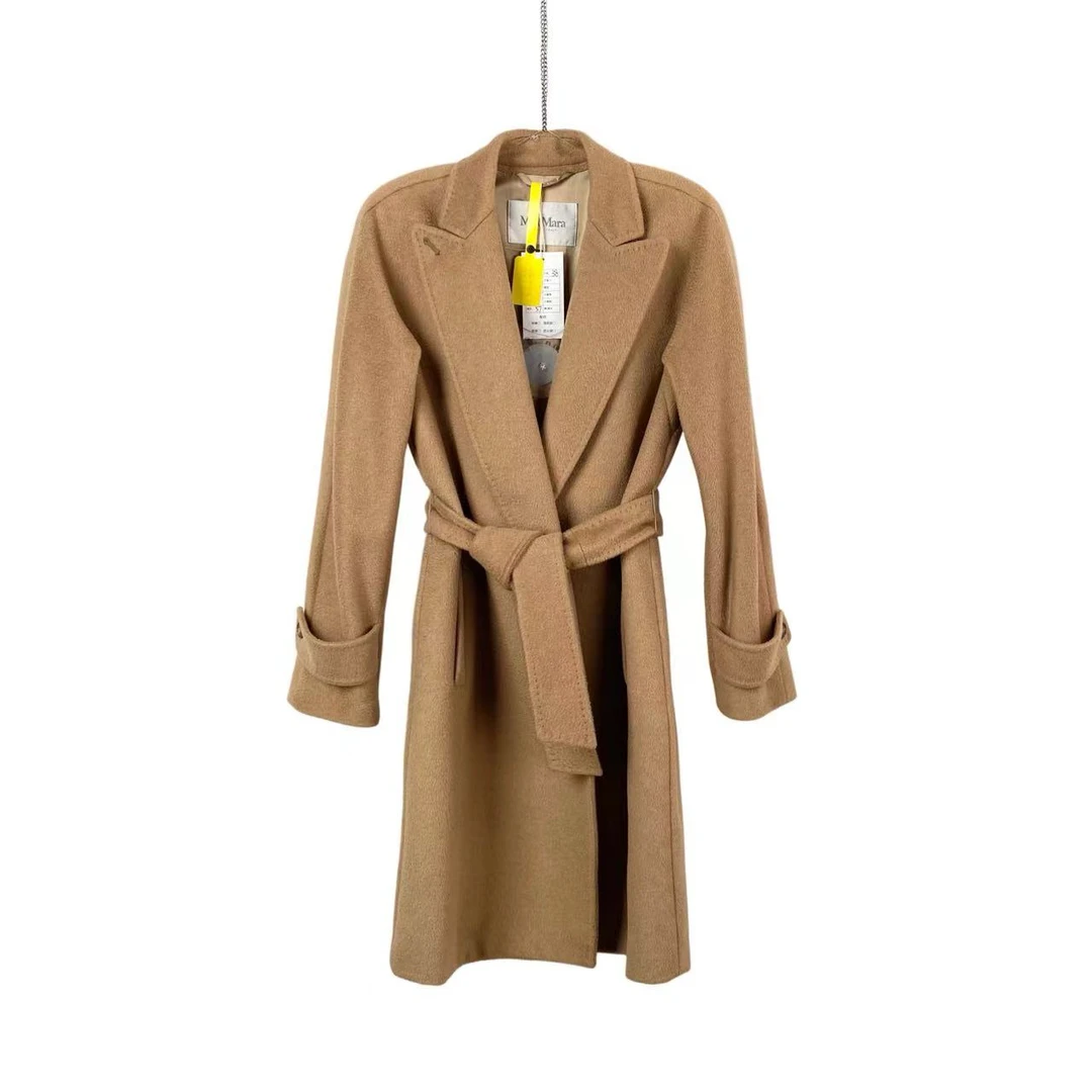95新 MaxMara  aa0399  骆驼毛大衣 38码  95新