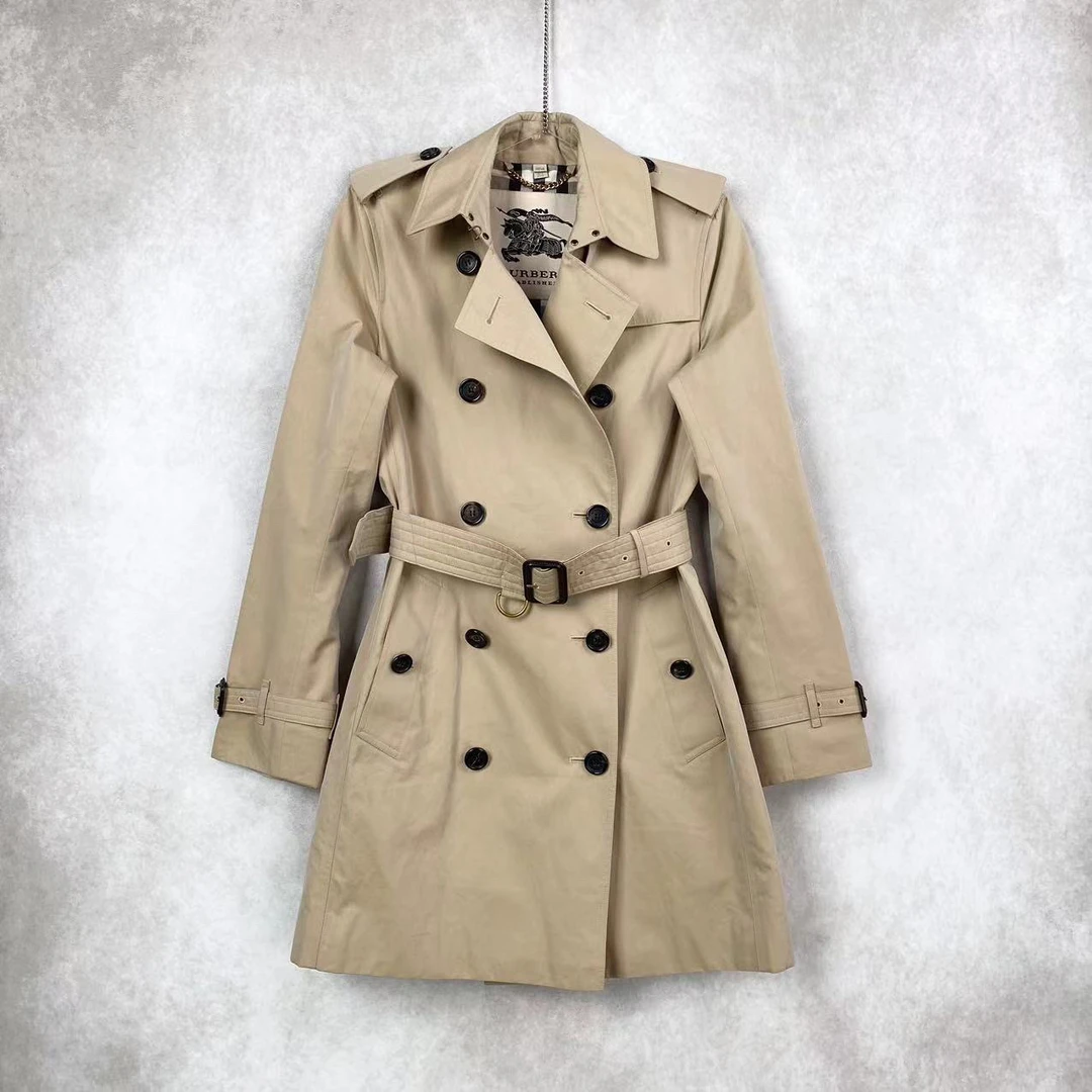 BURBERRY/博柏利mx0190 卡其色风衣 40码
