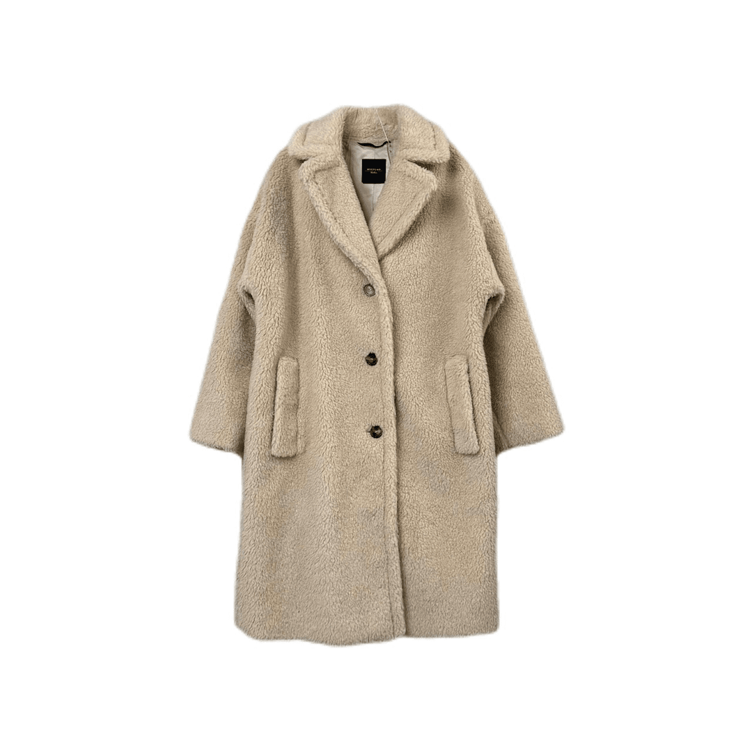 8282 MaxMara 白色泰迪大衣 公价30100 34码 无配件 99新