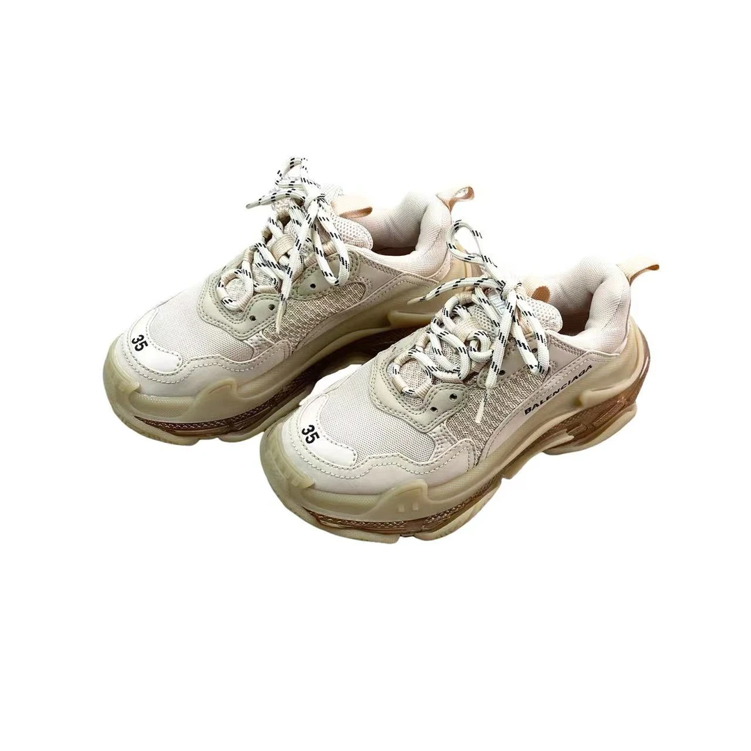 Balenciaga/巴黎世家 aa0374  triples 奶茶气垫老爹鞋 35码