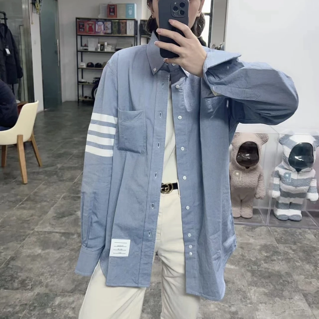 mx0118 Thom Browne tb 四杠条纹衬衫 1码 公价6500 无配件 95新