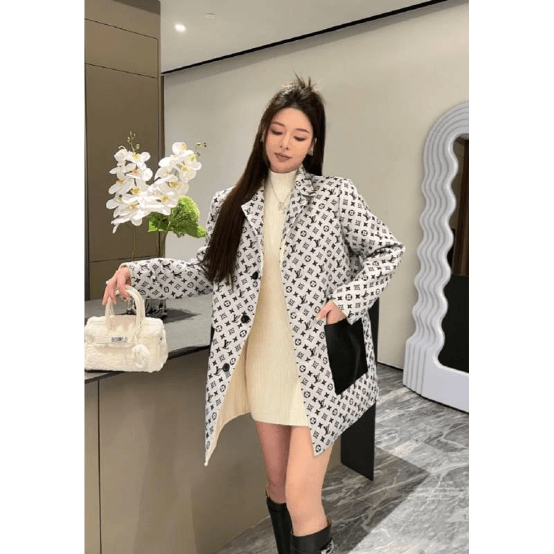 LouisVuitton/路易威登jm0144 老化双面穿大衣 36码