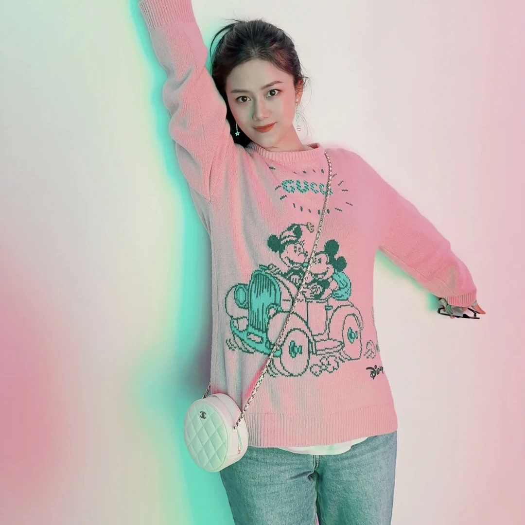 GUCCI/古驰 bb0265 迪士尼米奇毛衣 M码 9600 95新