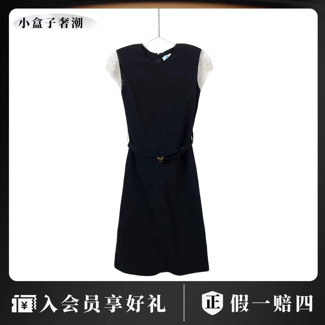 BURBERRY/博柏利 18523 腰带连衣裙 36码 市场价6800 99新吊牌