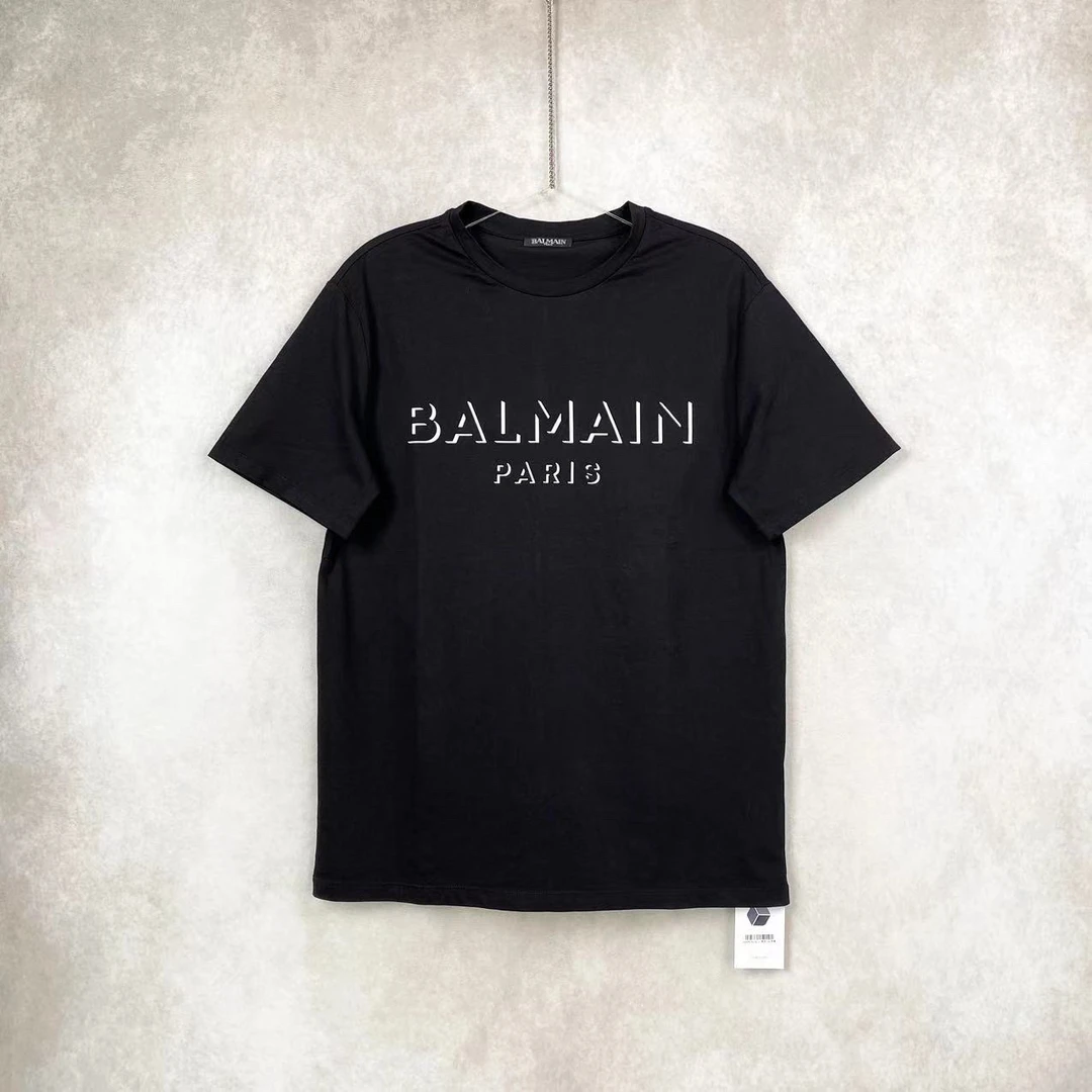 BALMAIN/巴尔曼 zx0006 logo短袖 m码 市场价3800 95新 微瑕