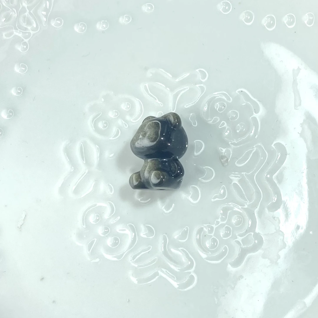 天然金耀石小熊配件777