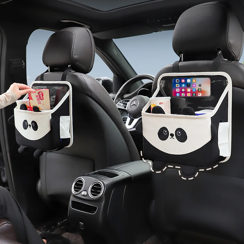 车载纸巾盒多功能收纳袋汽车储物盒座椅后背置物挂袋车用收纳好物