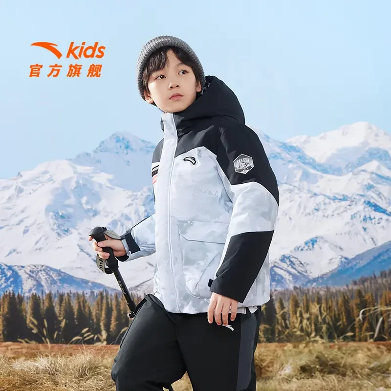 安踏儿童羽绒服冬季新款舒适保暖青少年抗寒四防羽绒服/352446911