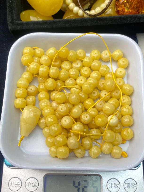 蜜蜡108佛珠精工